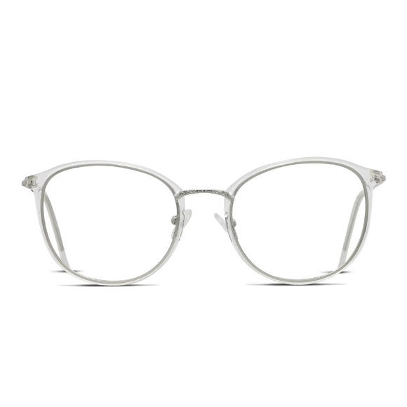 OTTOTO BELLONA 35-M10737 CLEAR AVIATOR FULL RIM EYEGLASSES 52-20 - Picture 1 of 3
